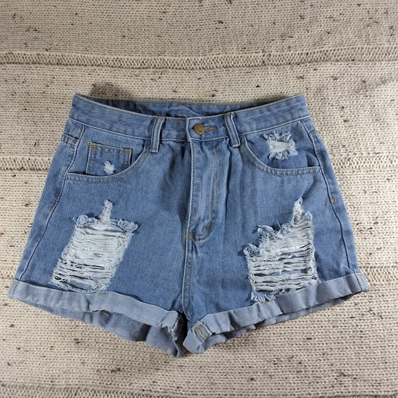 SHEIN Pants - Distressed Denim Women Shorts